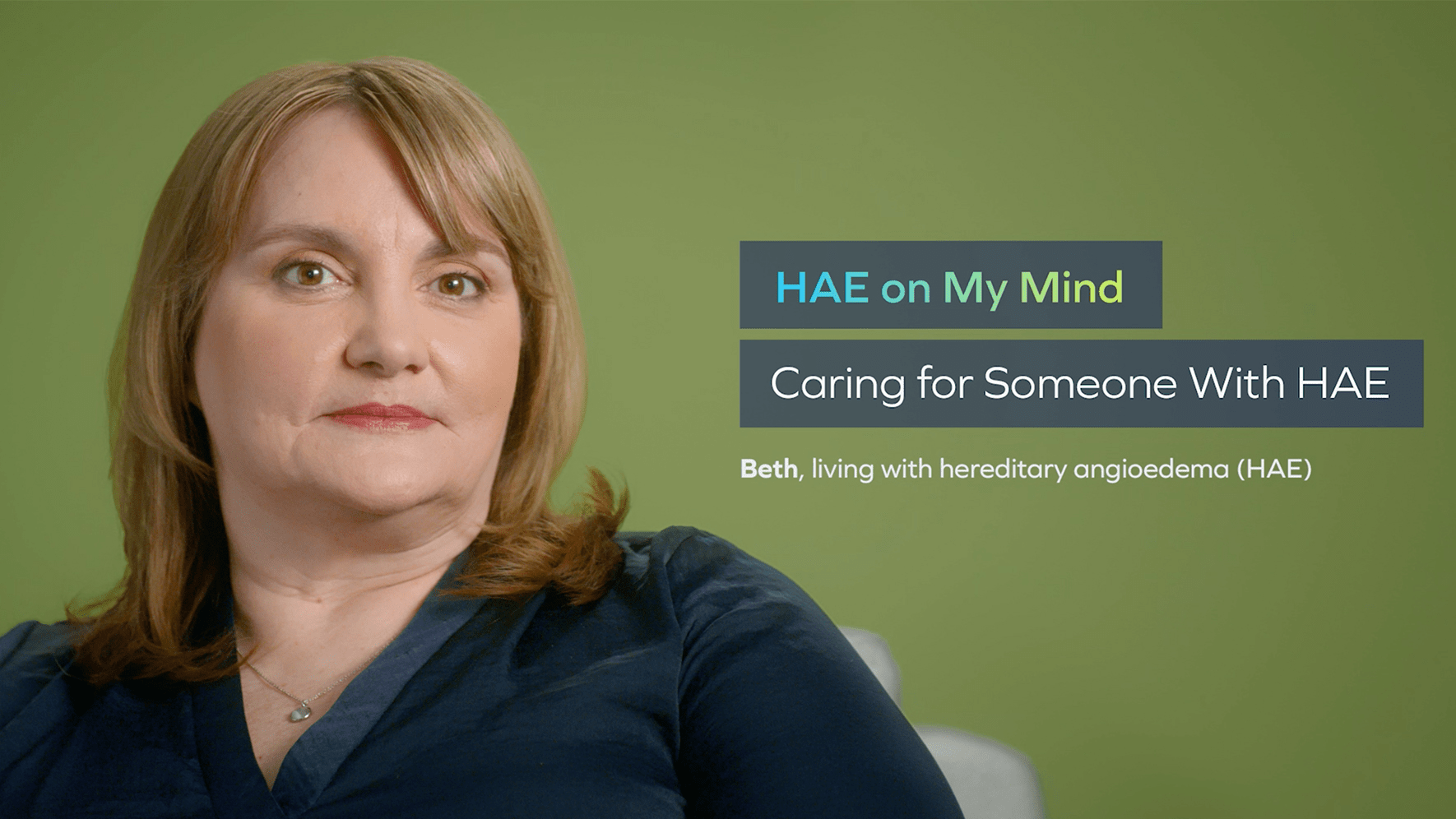 Beth, mother of a patient living with HAE.